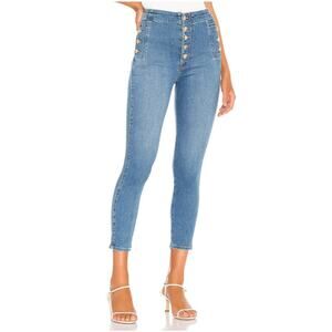 J. Brand Natasha Crop Skinny Jeans Womens Size 24 Pioneer Blue Slim Mid Rise
